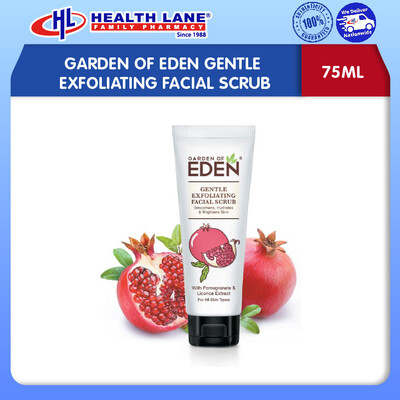 GARDEN OF EDEN GENTLE EXFOLIATING FACIAL SCRUB (75ML)